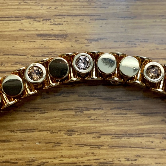 Lola and Grace Gold Swarovski Necklace - Picture 3 of 7